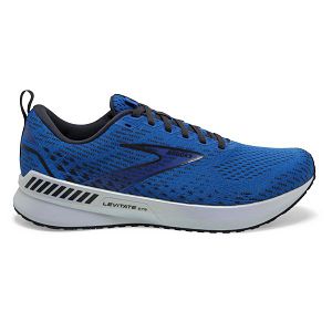 Brooks Levitate GTS 5 Road Running Shoes - Mens, Blue/Black/White | IE-XID459306